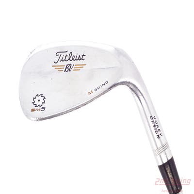 Titleist Vokey SM5 Tour Chrome Wedge Sand SW 54° 10 Deg Bounce M Grind Titleist SM5 BV Steel Wedge Flex Right Handed 35.5in