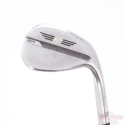 Titleist Vokey SM8 Tour Chrome Wedge Sand SW 56° 8 Deg Bounce M Grind Stock Steel Shaft Steel Wedge Flex Right Handed 35.5in