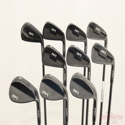 Avoda Origin Black Single Length Iron Set 4-PW SW LW Fujikura AXIOM 105 Graphite Stiff Right Handed STD