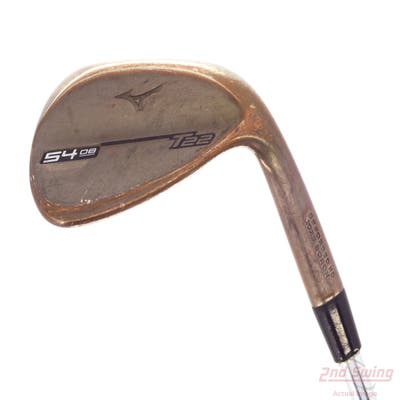 Mizuno T22 Denim Copper Wedge Sand SW 54° 8 Deg Bounce D Grind Dynamic Gold Tour Issue S400 Steel Stiff Right Handed 35.5in