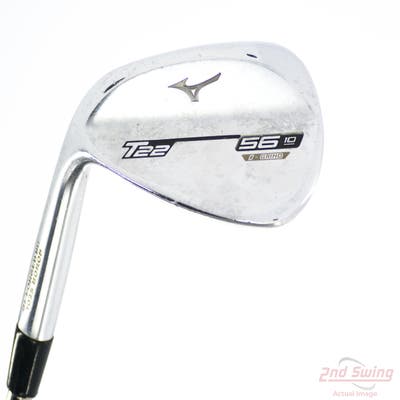 Mizuno T22 Satin Chrome Wedge Sand SW 56° 10 Deg Bounce D Grind Dynamic Gold Tour Issue S400 Steel Stiff Left Handed 35.5in