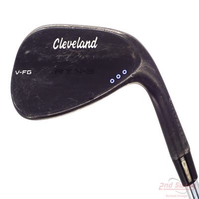 Cleveland RTX-3 Black Satin Wedge Sand SW 54° 14 Deg Bounce V-FG Stock Steel Shaft Steel Wedge Flex Right Handed 36.25in
