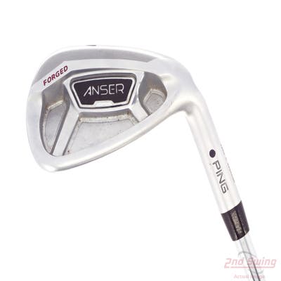 Ping Anser Forged 2013 Single Iron Pitching Wedge PW Ping CFS Steel Stiff Right Handed Black Dot 35.5in