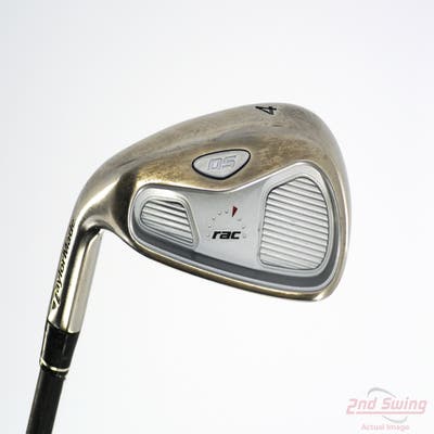 TaylorMade Rac OS 2005 Single Iron 4 Iron TM Ultralite Iron Graphite Graphite Stiff Left Handed 39.0in