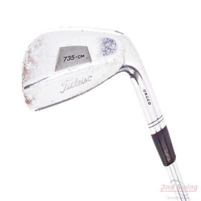 Titleist 735.CM Chrome Single Iron Pitching Wedge PW True Temper Dynamic Gold S300 Steel Stiff Right Handed 35.5in