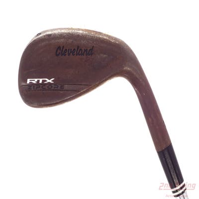 Cleveland RTX ZipCore Raw Wedge Sand SW 54° 10 Deg Bounce Mid Dynamic Gold Spinner TI Steel Wedge Flex Right Handed 35.5in