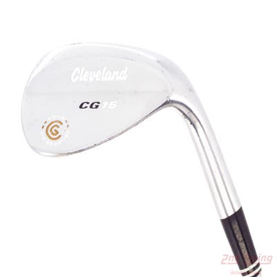 Cleveland CG15 Satin Chrome Wedge Sand SW 54° 10 Deg Bounce Cleveland Traction Wedge Steel Wedge Flex Right Handed 36.0in