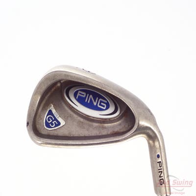 Ping G5 Single Iron 9 Iron Stock Steel Shaft Steel Stiff Right Handed Blue Dot 37.0in