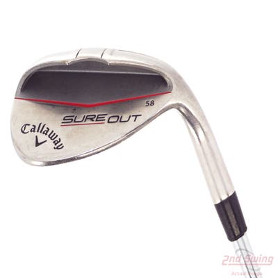 Callaway Sure Out Wedge Lob LW 58° FST KBS Wedge Steel Wedge Flex Right Handed 35.0in