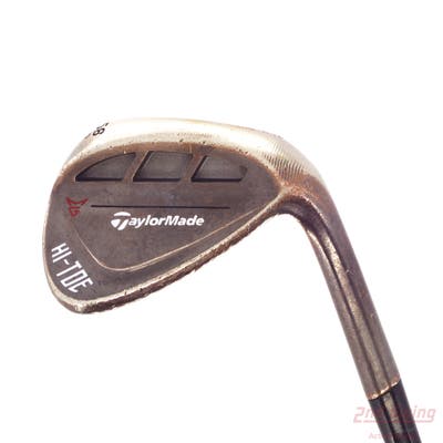 TaylorMade HI-TOE RAW Wedge Lob LW 58° 10 Deg Bounce FST KBS Hi-Rev 2.0 115 Steel Wedge Flex Right Handed 34.75in