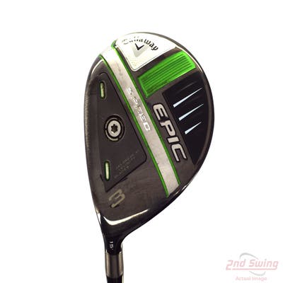 Callaway EPIC Speed Fairway Wood 3 Wood 3W 15° Project X HZRDUS Smoke iM10 60 Graphite Stiff Left Handed 43.0in