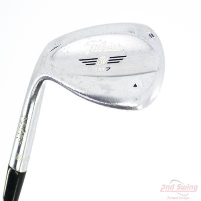 Titleist Vokey SM7 Tour Chrome Wedge Lob LW 60° 8 Deg Bounce M Grind SM7 BV Steel Wedge Flex Left Handed 35.0in