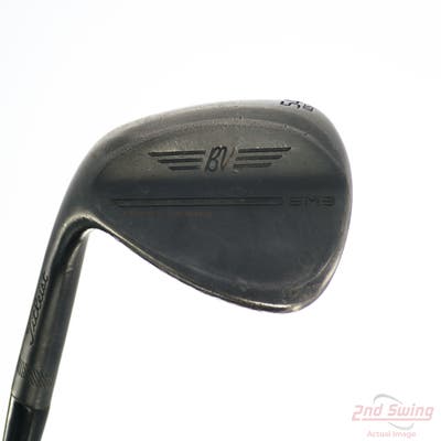 Titleist Vokey SM9 Jet Black Wedge Sand SW 54° 10 Deg Bounce S Grind FST KBS Tour Steel X-Stiff Left Handed 36.0in
