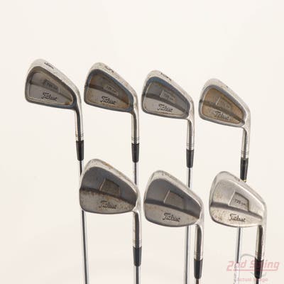 Titleist 735.CM Stainless Iron Set 4-PW Stock Steel Shaft Steel Stiff Right Handed STD