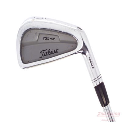 Titleist 735.CM Chrome Single Iron 3 Iron True Temper Dynamic Gold Steel Stiff Right Handed 39.25in