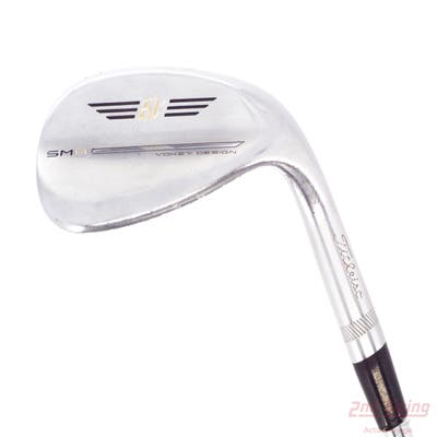 Titleist Vokey SM9 Tour Chrome Wedge Lob LW 60° 14 Deg Bounce K Grind Titleist Vokey BV Steel Wedge Flex Right Handed 35.25in