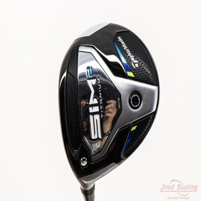 TaylorMade SIM2 Titanium Fairway Wood 3 Wood 3W 15° Fujikura Ventus Black VeloCore 8 Graphite X-Stiff Left Handed 42.25in