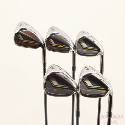 TaylorMade Rocketbladez Max Iron Set 6-PW TM RBZ Matrix Ozik Program 55 Graphite Senior Right Handed +1/2"
