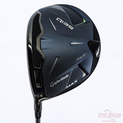 Mint TaylorMade Qi35 MAX Driver 10.5° Fujikura 2025 Air Speeder 50 Black Graphite Regular Left Handed 45.75in
