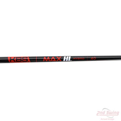 Used W/ Ping RH Adapter KBS Max HL 40g Hybrid Shaft Senior 37.5in