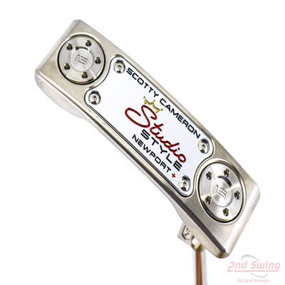 Mint Titleist Scotty Cameron 2025 Studio Style Newport Plus Putter Steel Right Handed 34.0in