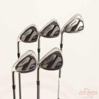 Callaway Mavrik Max Iron Set 7-PW SW Project X Catalyst 55 Graphite Senior Left Handed STD