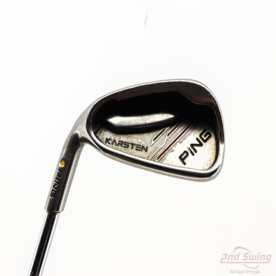 Ping 2014 Karsten Single Iron 6 Iron Ping CFS Distance Steel Regular Left Handed Yellow Dot 37.75in