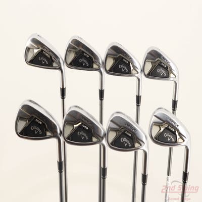 Callaway Apex DCB 21 Iron Set 4-PW AW Project X Catalyst 65 Graphite Regular Right Handed +1/2"
