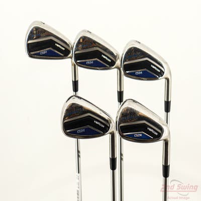 Tour Edge Hot Launch C524 Iron Set 7-PW AW Aldila Ascent Blue 55 Graphite Regular Right Handed -1/4"
