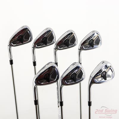 TaylorMade Qi Max Iron Set 5-PW AW FST KBS MAX 85 MT Steel Regular Left Handed STD