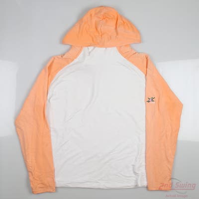 New W/ Logo Footjoy Womens Golf Hoodie Hoodie X-Large XL White Color Block MSRP $100 28254