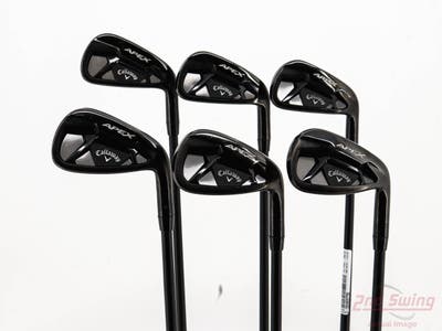 Callaway Apex 21 Black Iron Set 5-PW Project X Catalyst 50 Graphite Senior Right Handed STD