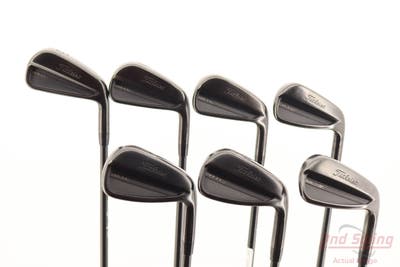 Titleist 2023 T150 Black Iron Set 5-PW AW Fujikura AXIOM 105 Graphite Stiff Right Handed +1/4"