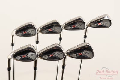 Callaway 2013 X Hot Iron Set 5-PW AW True Temper XP 85 Steel Regular Left Handed STD