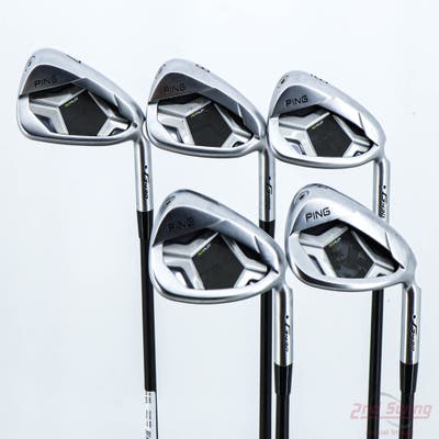 Ping G430 Iron Set 7-PW SW ALTA CB Black Graphite Senior Right Handed Blue Dot +1/4"