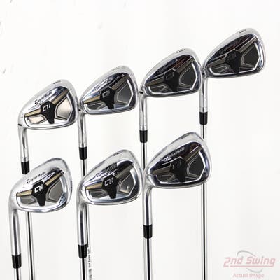 Mint TaylorMade Qi Max Iron Set 5-PW AW FST KBS MAX 85 MT Steel Regular Left Handed STD