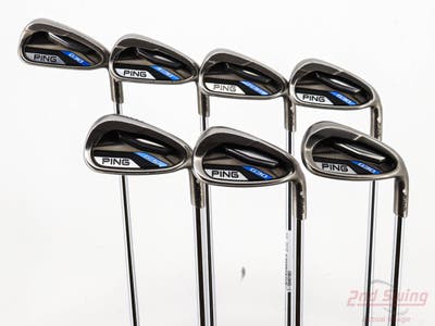Ping G30 Iron Set 5-PW AW Ping CFS Distance Steel Stiff Right Handed White Dot +1/4"