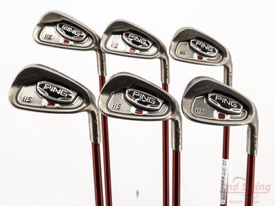 Ping i15 Iron Set 5-PW Ping TFC 149I Graphite Regular Right Handed Orange Dot +1/4"