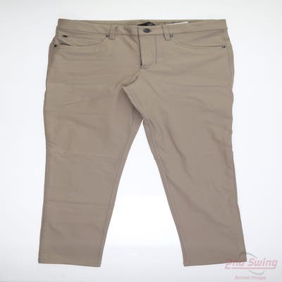 New Mens 7Diamonds Pants 30 x30 Khaki MSRP $80