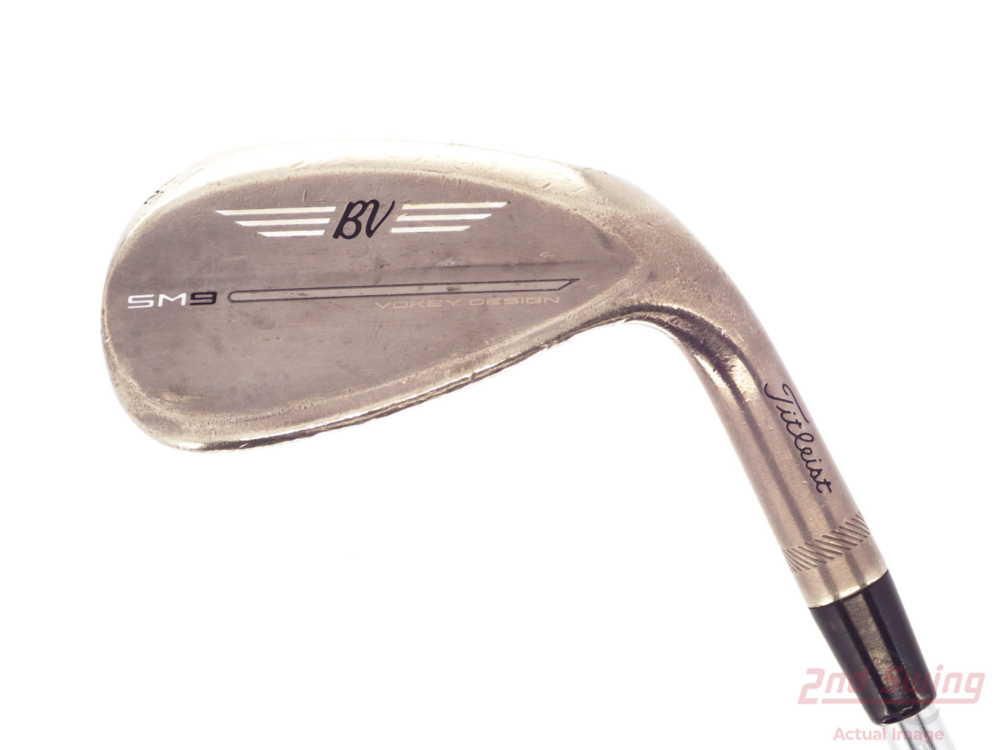 Titleist Vokey SM9 Brushed Steel Wedge (D-52648362959) | 2nd Swing