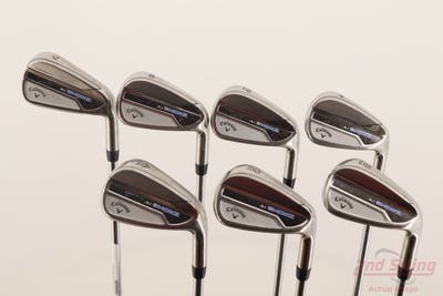 Callaway Paradym Ai Smoke Iron Set 7-PW AW GW SW True Temper Elevate MPH 95 Steel Stiff Right Handed +1/4"
