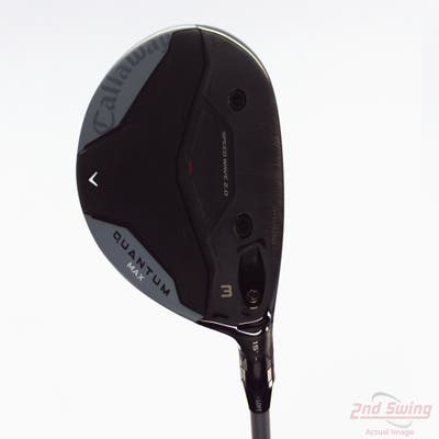 Callaway Quantum Max Fairway Wood 3 Wood 3W 15° Project X Denali Frost Silver 60 Graphite Regular Right Handed 43.5in
