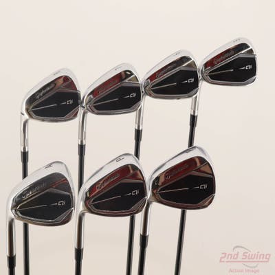 TaylorMade Qi Iron Set 5-PW AW Fujikura Ventus TR Blue 6 Graphite Regular Left Handed -1/4"