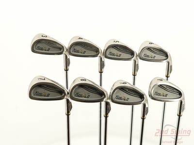 Cobra King Cobra 2 Oversize Iron Set 3-PW Stock Steel Shaft Steel Stiff Right Handed +1/4"