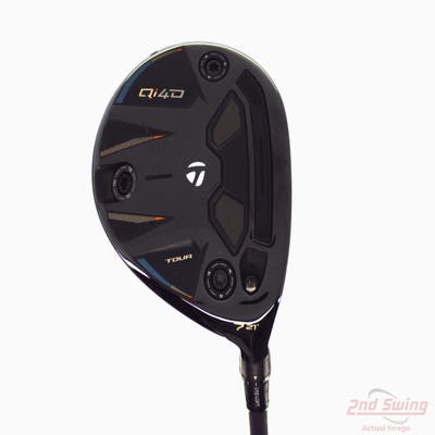 Mint TaylorMade Qi4D Tour Fairway Wood 7 Wood 7W 21° Mitsubishi REAX 75 Graphite Stiff Right Handed 42.0in
