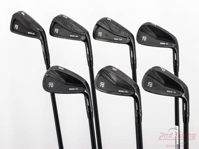 Sub 70 659 TC Forged Black Iron Set 4-PW Project X Cypher 2.0 70 IR Graphite Stiff Right Handed +1"