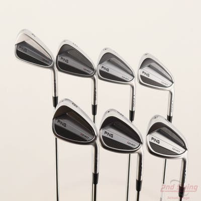 Ping i240 Iron Set 4-PW True Temper Dynamic Gold Mid 115 X100 Steel X-Stiff Right Handed Black Dot STD