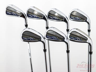 Callaway Paradym X Iron Set 7-PW AW GW SW True Temper Elevate MPH 85 Steel Stiff Right Handed STD
