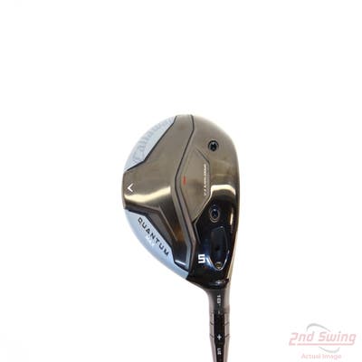 Mint Callaway Quantum Max Fairway Wood 5 Wood 5W 18° Mitsubishi Eldio White/Silver 40 Graphite Ladies Right Handed 41.5in
