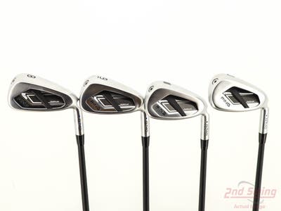 Ping G740 Iron Set 8-PW AW ALTA CB Black Graphite Senior Right Handed Blue Dot +1/2"